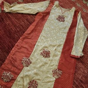 NEW 2 PIECE STITCHED FORMAL SUIT SHALWAR KAMEEZ KURTA